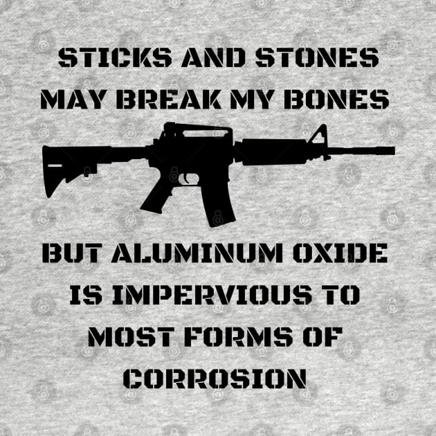 Sticks And Stones May Break My Bones But Aluminum Oxide Is Impervious To Most Forms of Corrosion by SpaceDogLaika